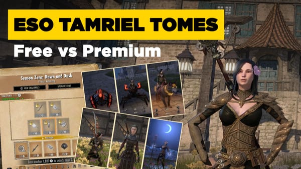 ESO Dawn & Dusk Tamriel Tomes Battle Pass Breakdown